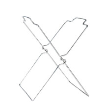 Portable Stainless Steel Garbage Bag Holder - Foldable Stand - Ideal for Camping, Kitchen, and Indoor/Outdoor Use