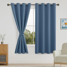 Tende oscuranti con fermatende, 42x63 pollici, set da 2