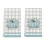 Halloween hand towels blue polyester 15x24 in 2