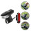 Bike Light Set Rechargeable Waterproof USB LED 6
