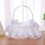 Cesta de flores elegante para daminhas de honra e decoração da cerimônia de casamento. 6
