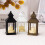 Lanterna de vela LED vintage de 5,6 polegadas, à prova d'água IP44, funciona com bateria, luminária de mesa/pendurada para varanda, decoração 5