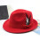 Chapéu Fedora de feltro estilo vintage com pena e laço. 8