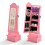 Mobiletto portagioie per bambini con specchio e luci a LED, rosa 1