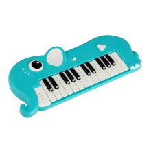 Digitales Kinderpiano mit 25 Tasten, Musik und Lichteffekten, Blau