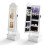 Mobiletto portagioie per bambini con specchio e luci a LED, bianco 1