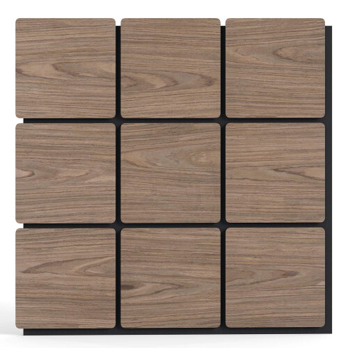 Akustikwandpaneele, 4er-Pack, 62 x 62 cm, Schalldämmung