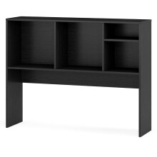 Schreibtischregal mit 4 Fächern, Schwarz, 94 x 25 x 73 cm