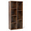 Estantería de 7 cubos, vertical u horizontal, marrón rústico 1