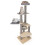Arbre à chat multi-niveaux de 197 cm avec hamac, gris 1