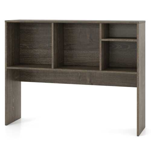 Schreibtischregal mit 4 Fächern, 94 x 25 x 73 cm, Grau