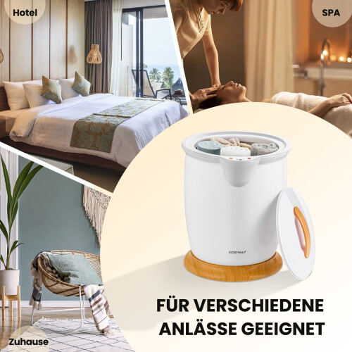 Handtuchwärmer-Eimer 20L mit Duftspender, tragbarer Spa-Heizer 2