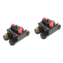 2 disyuntores de 70 amperios para motor de arrastre, auto, coche, barco, bicicleta, estéreo, terminal de audio, fusible en línea, inversor con