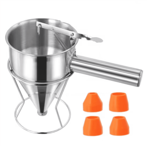 Edelstahl-Trichterspender 1200 ml mit 4 Düsen