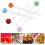 5 stk. glassfruktpinner assorterte farger 3