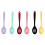Silicone Cooking Spoon Set – Heat-Resistant, 230C, 1 4