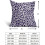 Fodere per cuscini con stampa leopardata blu e bianca, 50x50 cm, set da 2 4