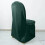 Fundas para sillas de banquete BalsaCircle10 Hunter Green Solid Solid Polyester Slipcovers 4