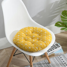 Almofada redonda de 40x40 cm (15,8x15,8 polegadas), ideal para sofás e cadeiras de uso interno e externo, perfeita para jardim, casa, cozinha e