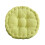 Rond stoelkussen groen 40x40cm corduroy 1