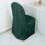 Housses de chaises de banquet en polyester vert chasseur 4
