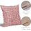 Fodere per cuscini floreali vintage, set da 2 pezzi, 45x45 cm, in lino 4