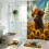 Ensemble de salle de bain Bull Head, rideau de douche en polyester, 4 pièces 5