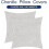 Housses de coussin décoratives en chenille 40 x 40 cm (lot de 2) 6