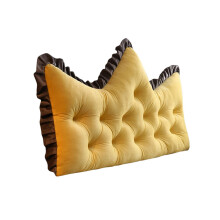 Pernă dublă/king size din catifea cu husă detașabilă și lavabilă – Spătar de pat, suport pentru citit și canapea – Compatibilă cu