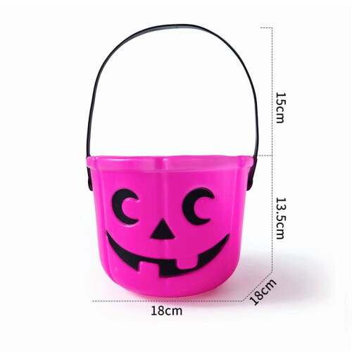 Κουβάς κολοκύθας για το Halloween για παιδιά – Μικρός πλαστικός κουβάς με καραμέλες 1 1
