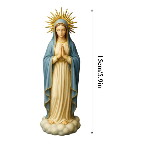 Statue ornementale de Marie en prière 2