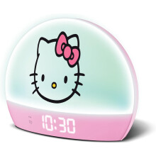 Sunrise Alarm Clock - Multicolor Lights, USB Charging, LED Display, and Snooze Function
