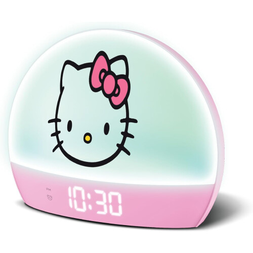 Sunrise Alarm Clock - Multicolor Lights, USB Charging, LED Display, and Snooze Function