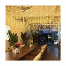 Guirlande lumineuse ZLLED en forme de stalactite, 96 LED, 4 m, blanc chaud, 8 modes