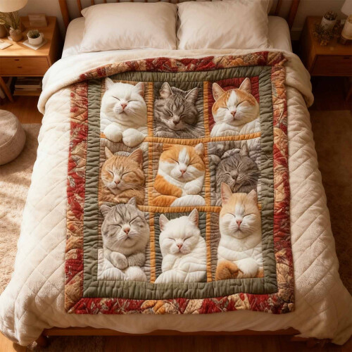 Katzenflanelldecke, weich und warm, für Bett, Sofa oder Couch. 2