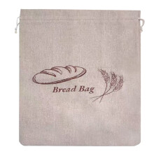 Bolsas para pan en oferta para mantener fresco el pan casero. Bolsas extragrandes con revestimiento de plástico para almacenamiento de pan (38 x 38