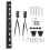 Worgeous1Set Βάση τοίχου τηλεόρασης Βάση τοίχου τηλεόρασης Βάση τηλεόρασης Βάση 5