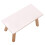 White Wooden Miniature End Table for Dollhouse 4