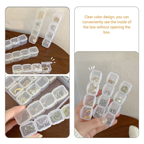 Charm Organizer with28Compartments11.8x4.1x1.1in 1