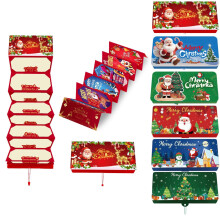 Christmas Cash Envelope Festive Design with Tassel 1 Pc