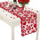 Heart-Shaped Red Table Runner with Matching Placemats 5