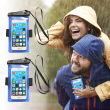 2-Pack Waterproof Phone Pouch, 7.1"x4.1", IP68 Dry Bag for compatible with iPhone, compatible with Samsung & more