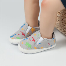 Casual schoenen voor kinderen met dinosaurusprint, platte zool, ademende zachte zool, geschikt om te wandelen, hardlopen, buitenactiviteiten te