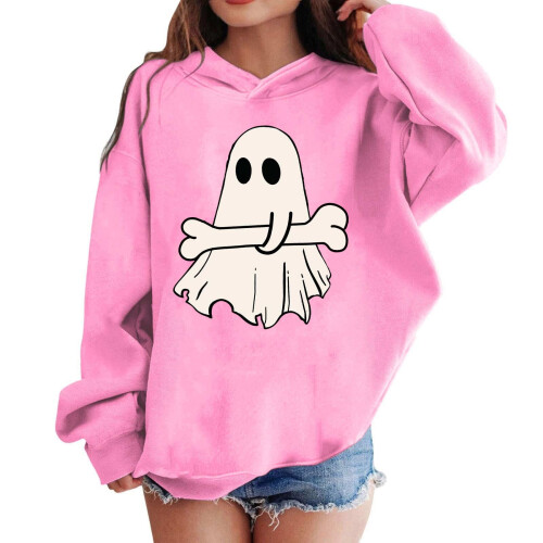 Moletom infantil com capuz e estampa de Halloween. 1