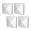 4 Pyramid Post Covers,Fence pers Deck Sun Protection Posts Top 5
