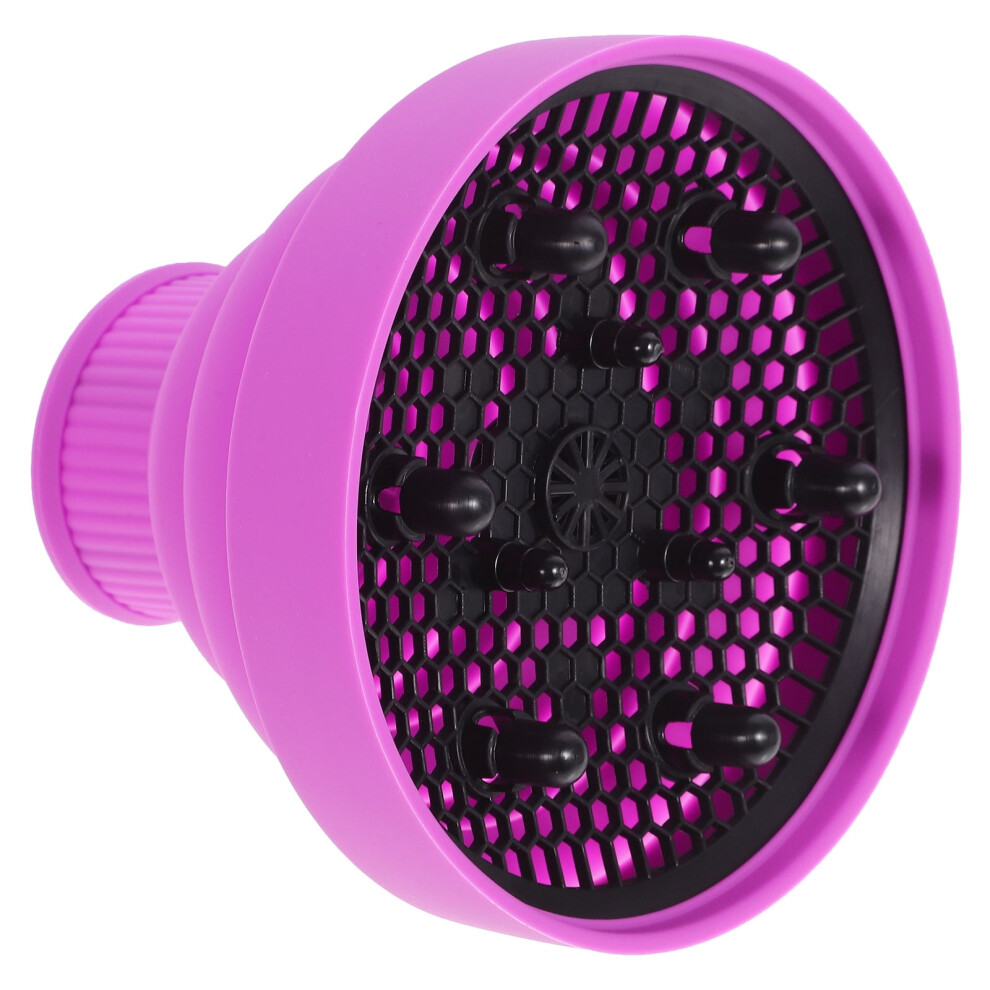 Violet Hair Diffuser Attachment for Curly Hair Salon and Home Use Even Heat Distribution