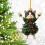 Black Cat Christmas Ornament Acrylic 1 Piece 4