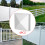 4 Pyramid Post Covers,Fence pers Deck Sun Protection Posts Top 8