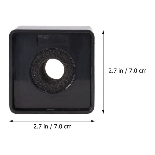 2Pcs Mic Mark Logo Station for Interview Microphone Large Display Area 1