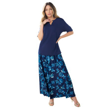 Női Plus Size Ultrasmooth Szövet Maxi Szoknya